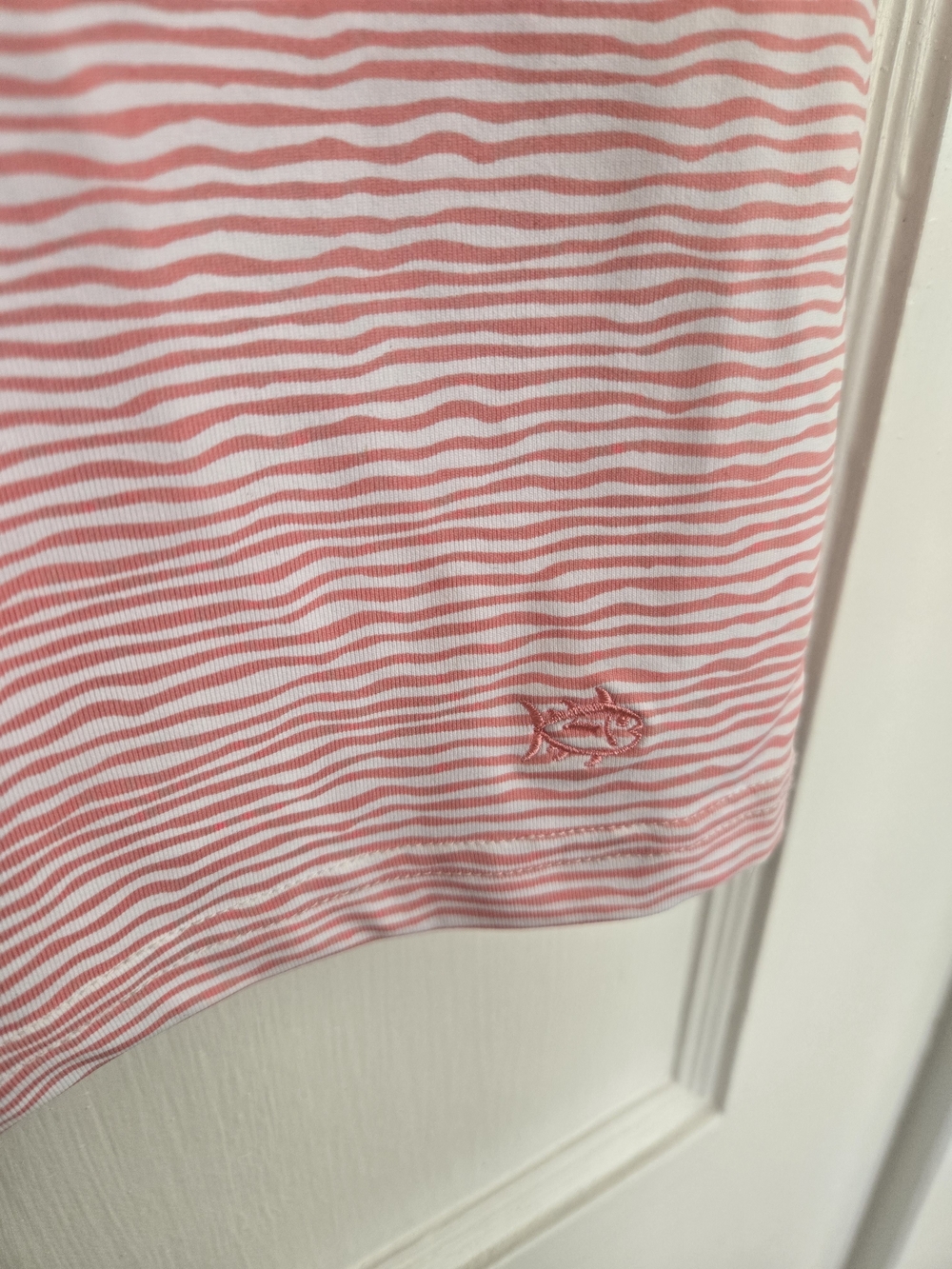 Southern Tide Pink & White Striped Mini Dress - Picture 3 of 5